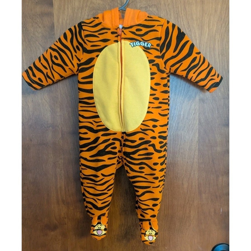 Disney Baby Infant BABY TIGGER One Piece Zip Jumpsuit OUTFIT 3-6 Months